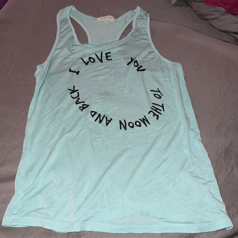 Occasion Juniors Small Racerback Tank Top